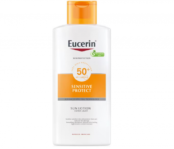 EUCERIN SUN PROTECTION 50+ LOCION EXTRA LIGHT SENSITIVE PROTECT 400 ML6